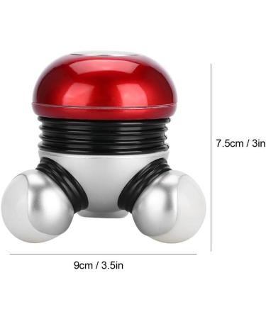 QKISS Mini Multifunctional Cervical Massager - Acupuncture Massage Device with 3 Head Design for Body Vibrations & Acupuncture Point Relief | International Shipping Available - Buy Online on GoSupps.com