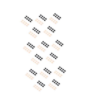 Lurrose glasses 60 sheet sponge cushion metal sunglasses plastic sunglasses plastic glasses Nose piece for glasses Self-adhesive nasal pads glasses pads different colors x 3 pieces 1x0.8x0.1cMx3PCs