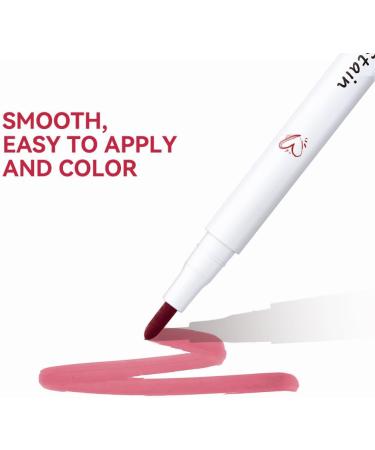  SONGVISON 2-in-1 matte lipstick with lip liner and lipstick effect highly pigmented waterproof extremely long-lasting color-resistant natural finish for makeup - Buy Online on GoSupps.com