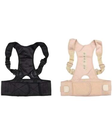 Adjustable Adult Correction Belt Sitting Back Posture Corrector Magnetic Therapy Posture Brace Shoulder Spine Back Brace Support (Color : Black Size : XX-Large) Feito na China Full moon lofty - Buy Online on GoSupps.com