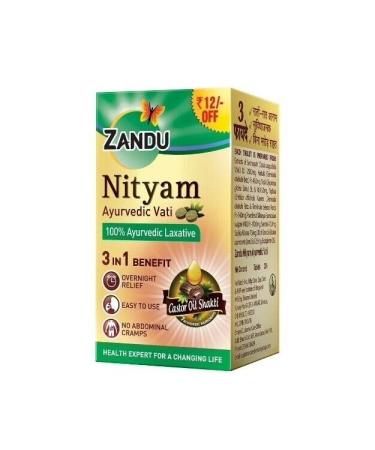 Generic Brandverto Zanbu Nityam 30 Tabs Ayurvedic Digestive Wellness Pack of 4 Grey