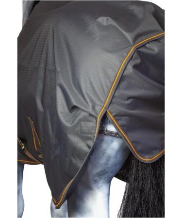 Marengos by Bucas Winter Blanket 1200D - Breathable Waterproof Irish Turnout 125cm (200g/m ) | Gray/Orange Design - Buy Online on GoSupps.com