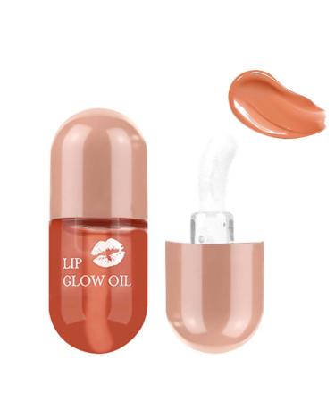 Lip Plumper, Natural Lip Plumper and Lip Care Serum, Lip Plumper Gloss, Lip Enhancer for Fuller, Lip Mask, Beautiful Fuller, Hydrating & Reduce Fine Lines (Day& Night) (Coral, 5ML)