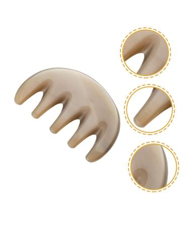 Tovinanna F nfahn Massagekamm - Broad Tooth Hair Comb & Gua Sha Tool for Scalp Massage | 8.5x5.5cm | Acupuncture Point Massage Comb - Buy Online on GoSupps.com