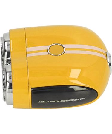 Buy IPX7 Waterproof Electric Beard Clipper Dual Use Mini Shaver for Travel (Yellow) | International Shipping Available - Buy Online on GoSupps.com