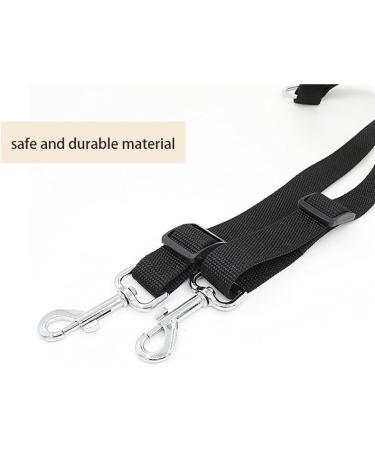 Double Dog Lead No Tangle Adjustable Double Pet Trainer Lead Dog Distributor Lead Perfect Leads for Walking 2 Dogs Black - Buy Online on GoSupps.com