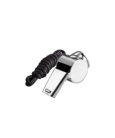 Jaimela Stainless Steel Whistle Whistle with Removable Buckle Lanyard Crisp Sound Whistles for Coaches Referees - Buy Online on GoSupps.com