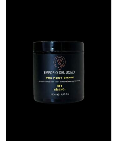  Emporio Del Uomo By T. 1967 Emporio Del Uomo Men's Pre and After Shave Cream Beard and Face Care 250ml Moisturizing Soothing & Protective Shaving Preparation and Post-Shave Care - Buy Online on GoSupps.com