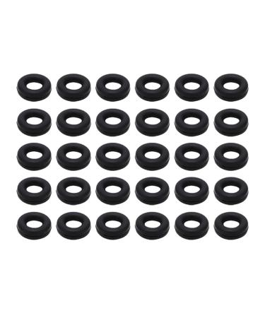 ccHuDE 30 Pairs Silicone Eyeglass Holders Round Non-Slip Eyeglass Ear Replacement Glasses Temple Tips Sleeve Holder