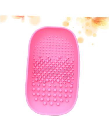 Ipetboom 1pc Portable Makeup Brush Cleaner Makeup Brush Cleaning Pad Paint Brush Cleaner Makeup Brush Wash Mat Makeup Brush Scrubber Brush Scrub Board Tools Brush Pad Pink Make up - Buy Online on GoSupps.com