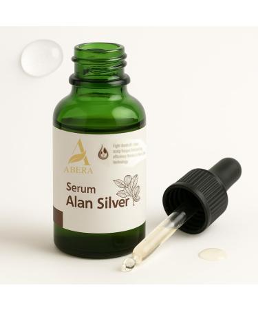 ABERA Alan Silver Serum Botanical Hydrating Serum for Dry & Sensitive Skin Nourishes & Moisturizes with Black Ginger Cedar Oil & Neem Lightweight Formula for All Skin Types 1 Box