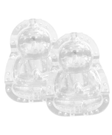 CIYODO Plastic Fruit 2pcs Vegetable Shaping Mold Clear Fruit Strawberry Growing Molds Small Shaping Mold Pc Material