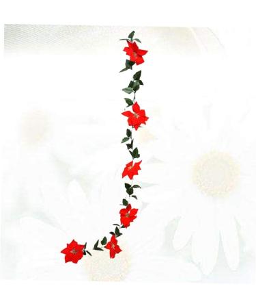 Zerodeko 3pcs String Artificial Flower Garland Decorated Garland Christmas Flower Garland Holiday Garland Office Decorations Christmas Garland Guirnaldas Para Ornament Window Flower Vine As Shownx3pcs mediumx3pcs - Buy Online on GoSupps.com