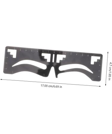 FOMIYES 2pcs Clear Ruler Brow Guide Ruler Eyebrow Measuring Tool Ruler Tool Eyebrow Trimming - Buy Online on GoSupps.com