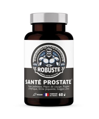 Formule Prostate et Confort urinaire - Contribue au bon fonctionnement de la prostate - Ortie Palmier nain Prunier d'Afrique Extrait de Courge Zinc - 100% Naturel - 60 g lules vegan.