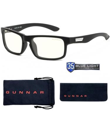 GUNNAR Premium Gaming Glasses - Block 35% Blue Light | Enigma Onyx Clear Tint - Shop Internationally - Buy Online on GoSupps.com