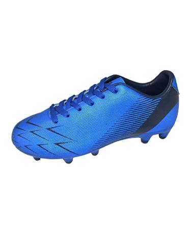 Vizari Ranger FG Football Shoes Children - Stollen Shoes - Outdoor Fixed Underground - soccer shoes for boys & girls 32 EU Blue Black