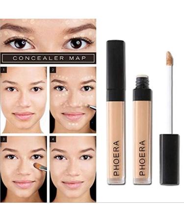 AQUAPURITY PHOERA Liquid Concealer Full Coverage Makeup - 106 Chestnut - 28.00g - Cruelty Free - Buy Online on GoSupps.com