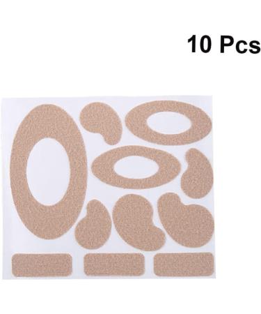 Anti-Wear Foot Pads - 10 Sheets Moleskin Tape Insoles | Gel Heel Sticker for High Heels | Skin-Friendly Slip Protection - Buy Online on GoSupps.com