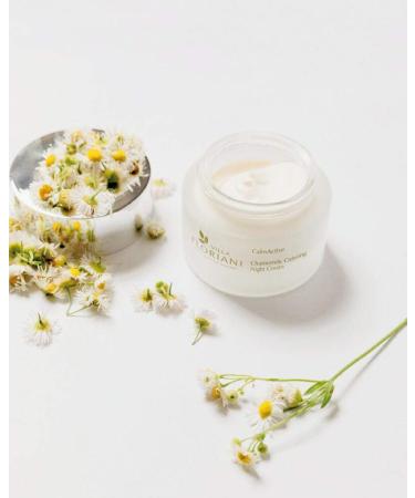 Villa Floriani Chamomile Calming Night Cream - Soothing & Hydrating Night Treatment for All Skin Types | International Shipping Available - Buy Online on GoSupps.com