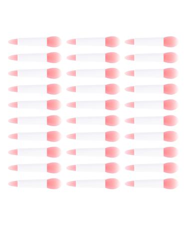 30pcs Lip Brush Lip Mask Brush Makeup Use Lipstick Brush Lip Balm Brush Lipstick Applicator Silicone Lipstick Brush Eyeshadow Makeup Brush Silicone Lipstick Pen Lip Balm Applicator Pink