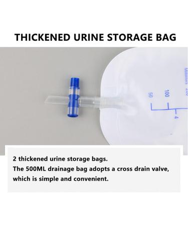 Male Urine Collector | Wearable Urine Collection Bag for Men | Portable External Catheter Device with Two 500ml Reusable Urine Bags - Shop Now - Buy Online on GoSupps.com