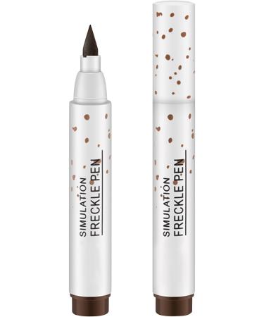 Freckles Pen Lifelike Freckle Makeup Pen 2 Colors Magic Freckle Color Waterproof Longlasting Soft Pen for Effortless Sunkissed Makeup Not Easy to Fade Suit for Women Men (2 colors 1g) - Buy Online on GoSupps.com