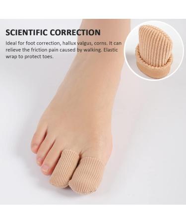 Ssiyiya Gel Toe Protection for Big Toes - 8 Soft Fabric Covers Anti-Friction Sleeves & Pillows for Men & Women - Ultimate Foot Care Solution - Buy Online on GoSupps.com
