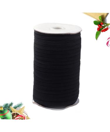 Minkissy Elastic Clothing Strap - Stretchable Black Bungee Cord for Sewing - High Elasticity 9100x0.8cm - DIY Accessories & Decor - Buy Online on GoSupps.com