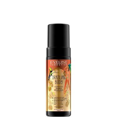 Eveline Cosmetics Express Self Tanning Foam for the Body - Achieve a Natural Year-Round Glow with Aloe Water & Vitamin E 150 ml
