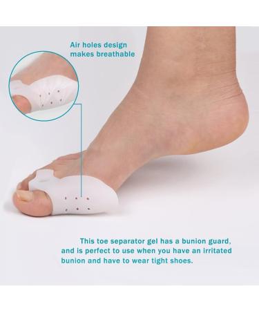 RooRuns Bunion Cushions Pack of 6 - Gel Shield Protectors & Correctors for Big Toe Pain Relief - Buy Online on GoSupps.com