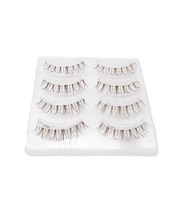 Natural Look Soft Lightweight Brown Reusable Cartoon Anime Eyes False Lashes | Mink Falsies - Buy Online on GoSupps.com