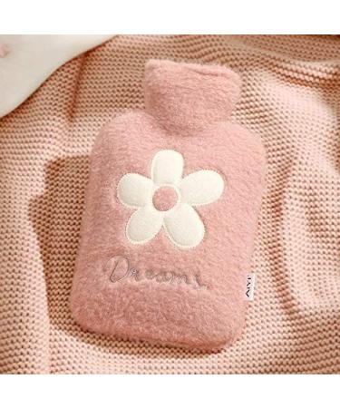 Olotu Cute Hot Water Bottle - Fluffy Cover Heat Pack for Menstrual Cramps & Neck Relief | Creative Gift - Buy Online on GoSupps.com