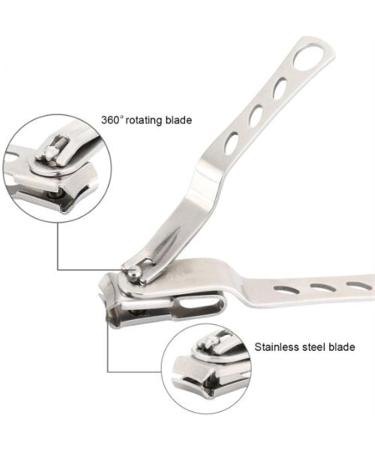 QXSJEDYCH Nail Clippers Toe Nail Degree Rotate Swivel Manicure Art Cutter Scissor Trimmer Pedicure Tool Fingernail Nails - Buy Online on GoSupps.com