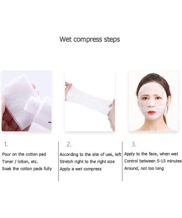 200 Cleansing Cotton Towels & Stretchable Cotton Pads for Makeup Removal - Buy Premium Quality Online - Buy Online on GoSupps.com