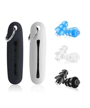 Ear Plugs for Sleeping Noise Cancelling Silicone Earplugs 3 Pairs High Fidelity Concert Earplugs Reusable Noise Reduction Earplugs for Music Festivals  DJs  Musicians with 2 Travel Covers - Buy Online on GoSupps.com