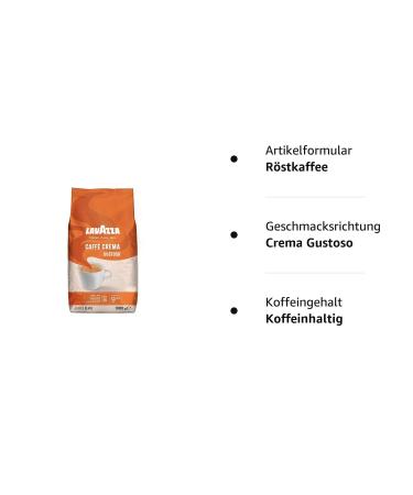 Buy Lavazza Caff Crema Gustoso Coffee Beans - Pack of 6 (6 x 1 kg) | Premium Italian Coffee - International Shipping - Buy Online on GoSupps.com