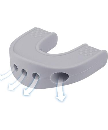 Jaw Trainer Women | U-Shaped Jawline Trainer Double Chin Reducer - Jaw Strengthener Jaw Sculpting Tool with Storage Box for Adults Gray - Buy Online on GoSupps.com