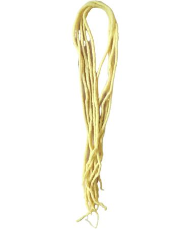Dreads for Braiding - Wool Dreadlocks - Real Hair Extensions (Wool) from Sheep - Natural Product Made of Sheep's Wool (5 Strands Yellow) - Buy Online on GoSupps.com