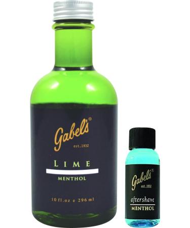 Lime Aftershave with Menthol (10 fl oz) Limited Edition and Eucalyptus Aftershave with Menthol - Up A Notch to 70% (1 fl oz) Authentic Direct