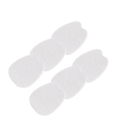 Gatuida 6 Sheets Tongue Sticker Foot Pain Ball of Foot Circumcision Panty Lint Forefoot Cushion Metatarsal Arch Support High Heel Insoles Foot Supply Household Corn Flannel White
