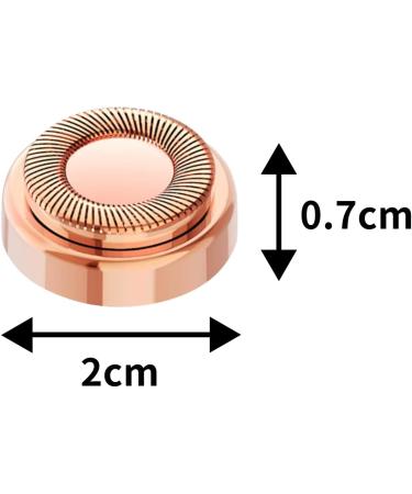 Hair Remover Replacement Heads - 2 Pack Compatible with Gen 2 Facial Hair Removal Tool for Women | Beauty Tools & Accessories (Rose Gold) - Buy Online on GoSupps.com