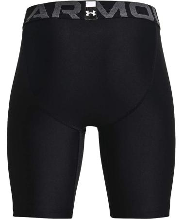 Under Armour Boys' HeatGear Shorts Black/Pitch Gray - Size Large - Buy Online on GoSupps.com