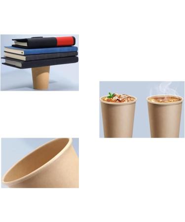 8Oz Kraft Disposable Paper Cups 100PCS Hot Coffee Cups Small Cold Beverage Drinking Cups Tea Cups Disposable Espresso Cups - Buy Online on GoSupps.com