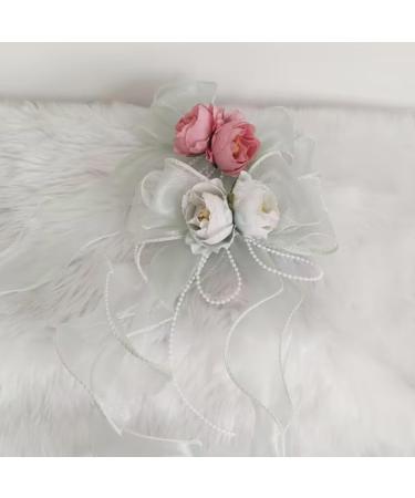 XIAHIOPT Pastoral Bowknot Flower Shapes Hair Clip Costume Hair Accessories for Women Spring Party -Slip Hairpins Green - Buy Online on GoSupps.com