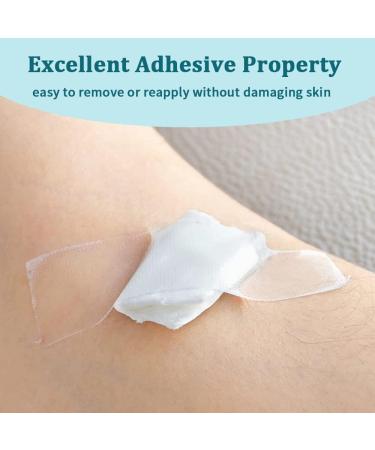 Clear Surgical Bandage Tape for Wounds - 0.49 x 9.95 Yards - Pack of 12 Rolls - Buy Online on GoSupps.com
