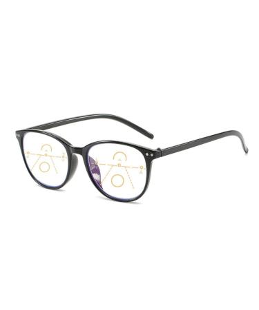 Rapping glasses Reading glasses black multifocal glasses women men (optionally with +1.00 1.50 2.00 2.50 or 3.00 diopters) and anti-blue light/blue light filter.