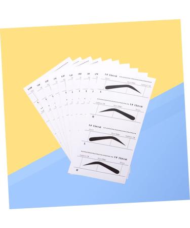 Beavorty 10pcs Eyebrow Shaping Stencils Eyebrow Shaping Kit Eyebrow Templates Mold Set Eyebrow Shape - Buy Online on GoSupps.com