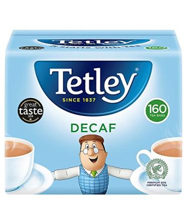 Tetley Tetley 160 decaffeinated tea bags 500g
