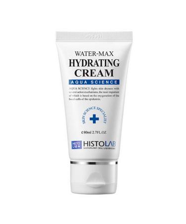 HISTOLAB Water-Max Hydrating Cream | 80ml/2.7fl.oz | For Dry & Dehydrated Skin | Boosts Moisture & Hydration | For Day and Nighttime Use